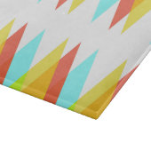 Planche À Découper Triangles jaunes, rouges et bleu cadet (Coin)