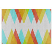 Planche À Découper Triangles jaunes, rouges et bleus cadets (Devant)