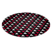 Planche À Découper Triangles noir, rouge et blanc (Coin)