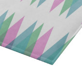 Planche À Découper Triangles rose et vert (Coin)