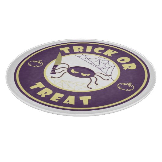 Planche À Découper Trick ou traiter l'araignée halloween style Starbu (Coin)