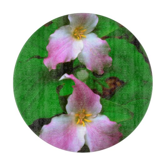 Planche À Découper Trillium fleur sauvage (Devant)