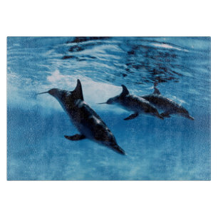 Planche À Découper Trio de dauphins