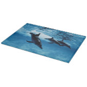 Planche À Découper Trio de dauphins (Coin)