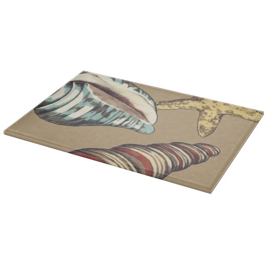 Planche À Découper Trio Shell sur Khaki (Coin)