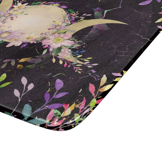 Planche À Découper Triple Lune - Triple Déesse - Aquarelle (Coin)