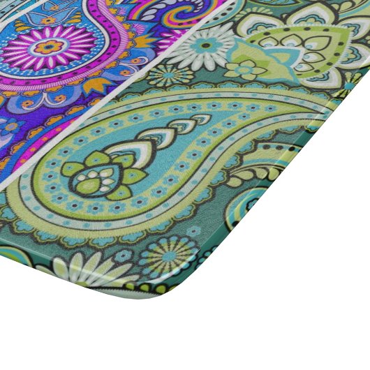 Planche À Découper Trippy Hippy Retro Paisley (Coin)