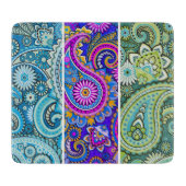 Planche À Découper Trippy Hippy Retro Paisley (Devant)