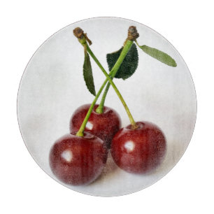 Planche À Découper trois cerises aigre