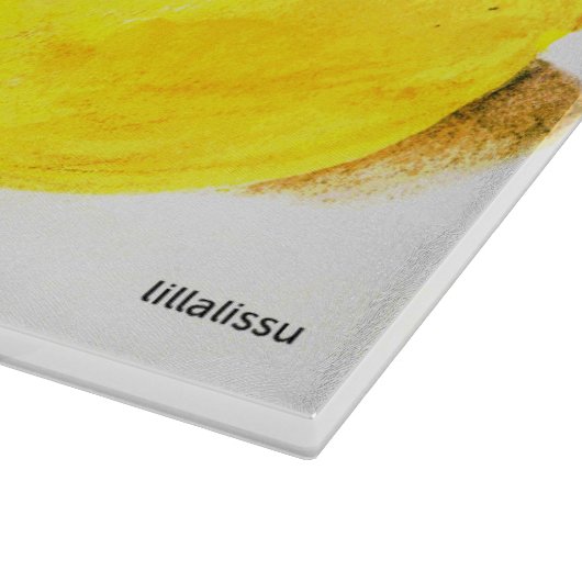 Planche À Découper trois citrons (Coin)