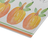 Planche À Découper Trois Citrouilles aquarelle 2 (Coin)