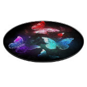 Planche À Découper Trois papillons brillants sur l'arrière - plan de  (Coin)