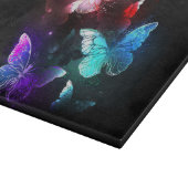 Planche À Découper Trois papillons brillants sur l'arrière - plan de  (Coin)