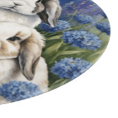 Planche À Découper Trois petits lapins de lop (Coin)