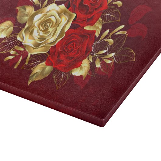 Planche À Découper Trois Roses de bijoux (Coin)