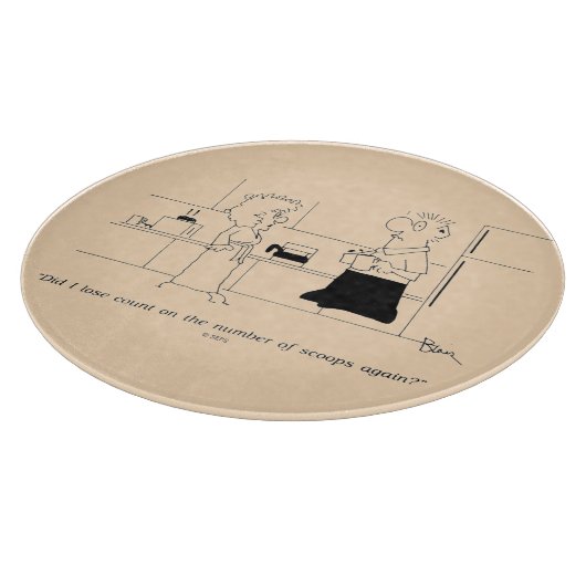 Planche À Découper Trop de café (Coin)