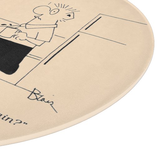 Planche À Découper Trop de café (Coin)