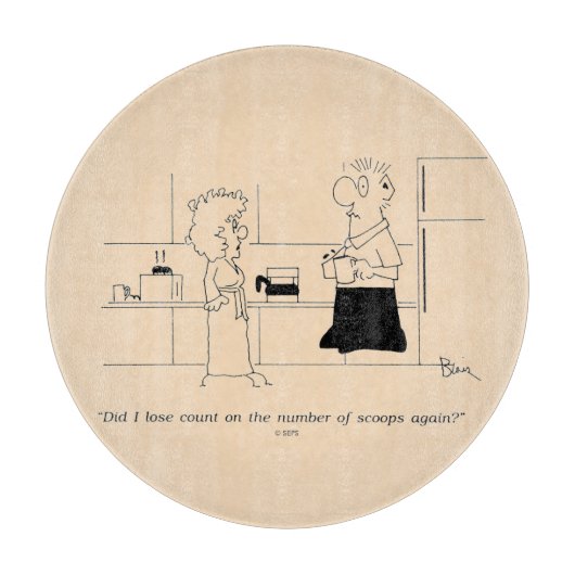 Planche À Découper Trop de café (Devant)