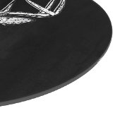 Planche À Découper Trophée Buck sur Cerf à queue blanche noire (Coin)