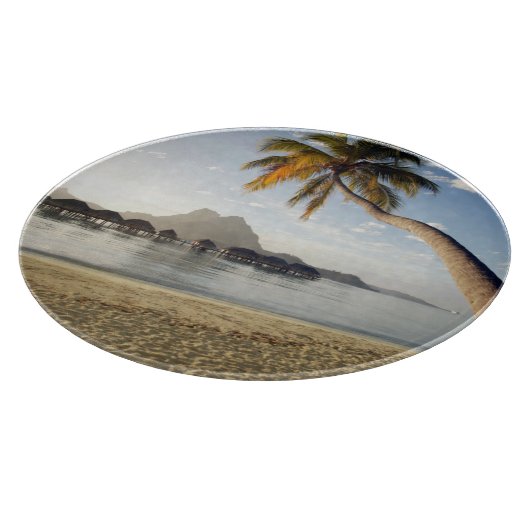 Planche À Découper Tropical Beaches | Beach Huts, Bora Bora (Coin)