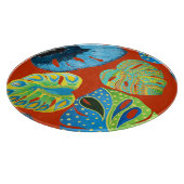 Planche À Découper Tropical Chic : Motif feutré sans joint. (Coin)