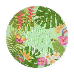 Planche À Découper Tropical Paradise Sweet Home