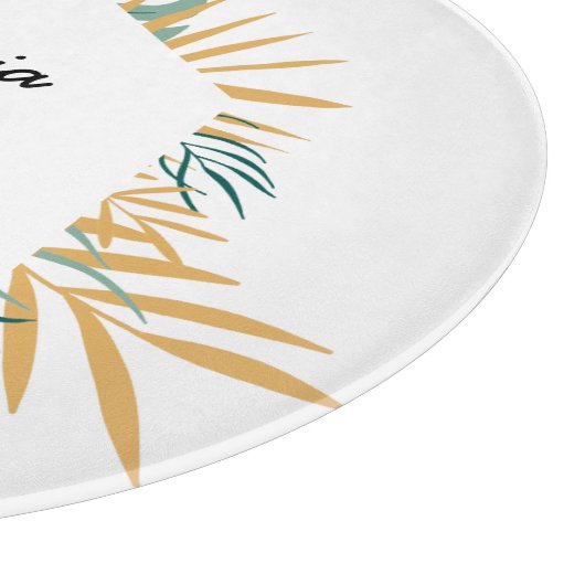 Planche À Découper Tropical Toucan Botanical Couple (Coin)