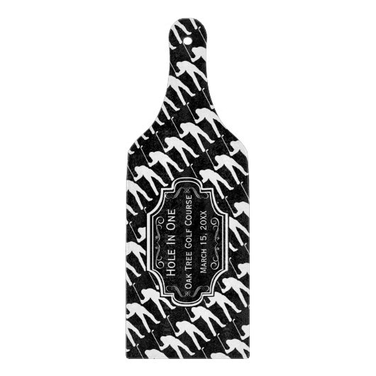 Planche À Découper Trou Personnalisé Dans Un Homme Cave GOLFER'S Lodg (Devant)