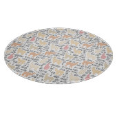 Planche À Découper Troupeau de motif d'alpaga (Coin)