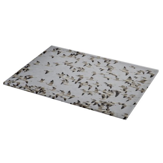 Planche À Découper Troupeau d'oies en vol (Coin)