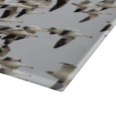 Planche À Découper Troupeau d'oies en vol (Coin)