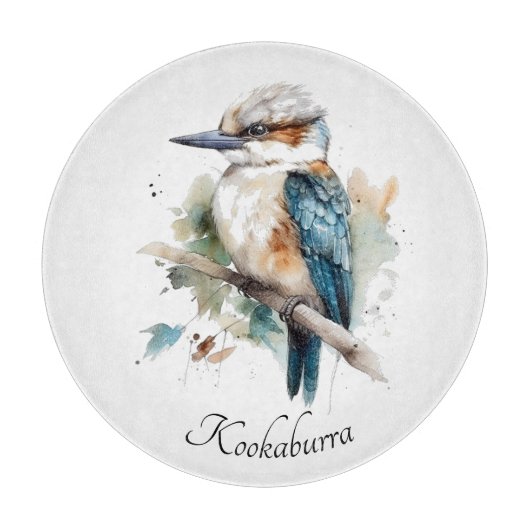 Planche À Découper True Blue Kookaburra, personnalisé (Devant)