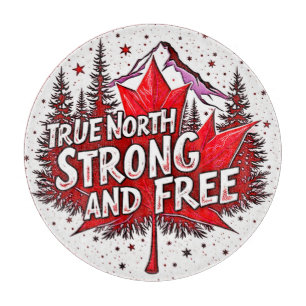 Planche À Découper True North Strong Free