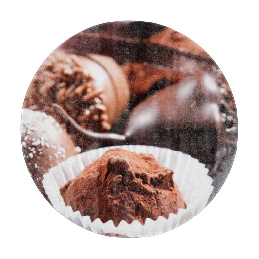 Planche À Découper Truffes de chocolat (Devant)