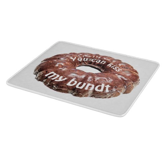 Planche À Découper Tu peux embrasser mon gâteau drôle bundt (Coin)