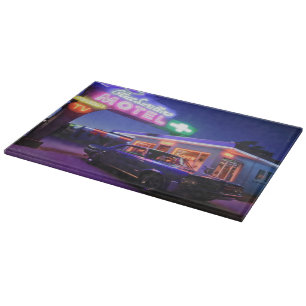 Planche À Découper Tucumcari, Nouveau-Mexique, États-Unis. Route 66 2