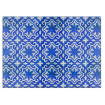 Tuile turque dans bleu et blanc