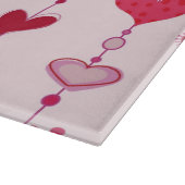 Planche À Découper Tuiles de coeur (Coin)