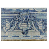 Planche À Découper Tuiles murales portugaises bleues et blanches avec (Devant)