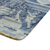 Planche À Découper Tuiles murales portugaises bleues et blanches avec (Coin)
