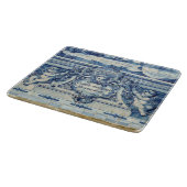 Planche À Découper Tuiles murales portugaises bleues et blanches avec (Coin)