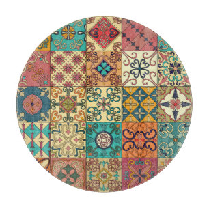 Planche À Découper Tuiles portugaises : motif sans couture de style A