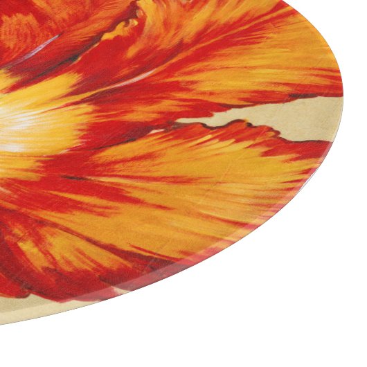 Planche À Découper Tulipe de perroquet II (Coin)