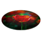 Planche À Découper Tulipe rouge - Mystère de floraison (Coin)