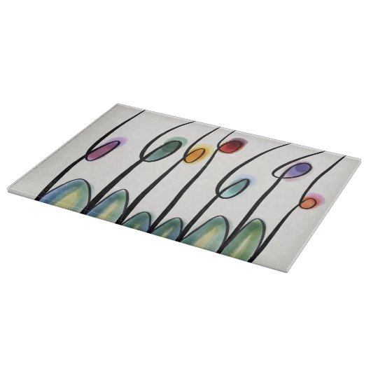 Planche À Découper Tulipes (Coin)