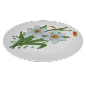 Planche À Découper Tulipes et fleurs de jonquilles (Coin)
