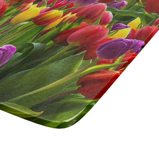 Planche À Découper Tulipes lumineuses (Coin)