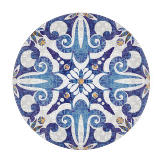 Planche À Découper Turc coloré : Motif Vintage de l'Est