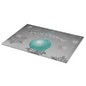 Planche À Découper Turquoise Fancy Christmas Ornament Cutboard (Coin)