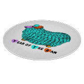 Planche À Découper Turquoise Ram chinois Année Zodiac Cutboard (Coin)